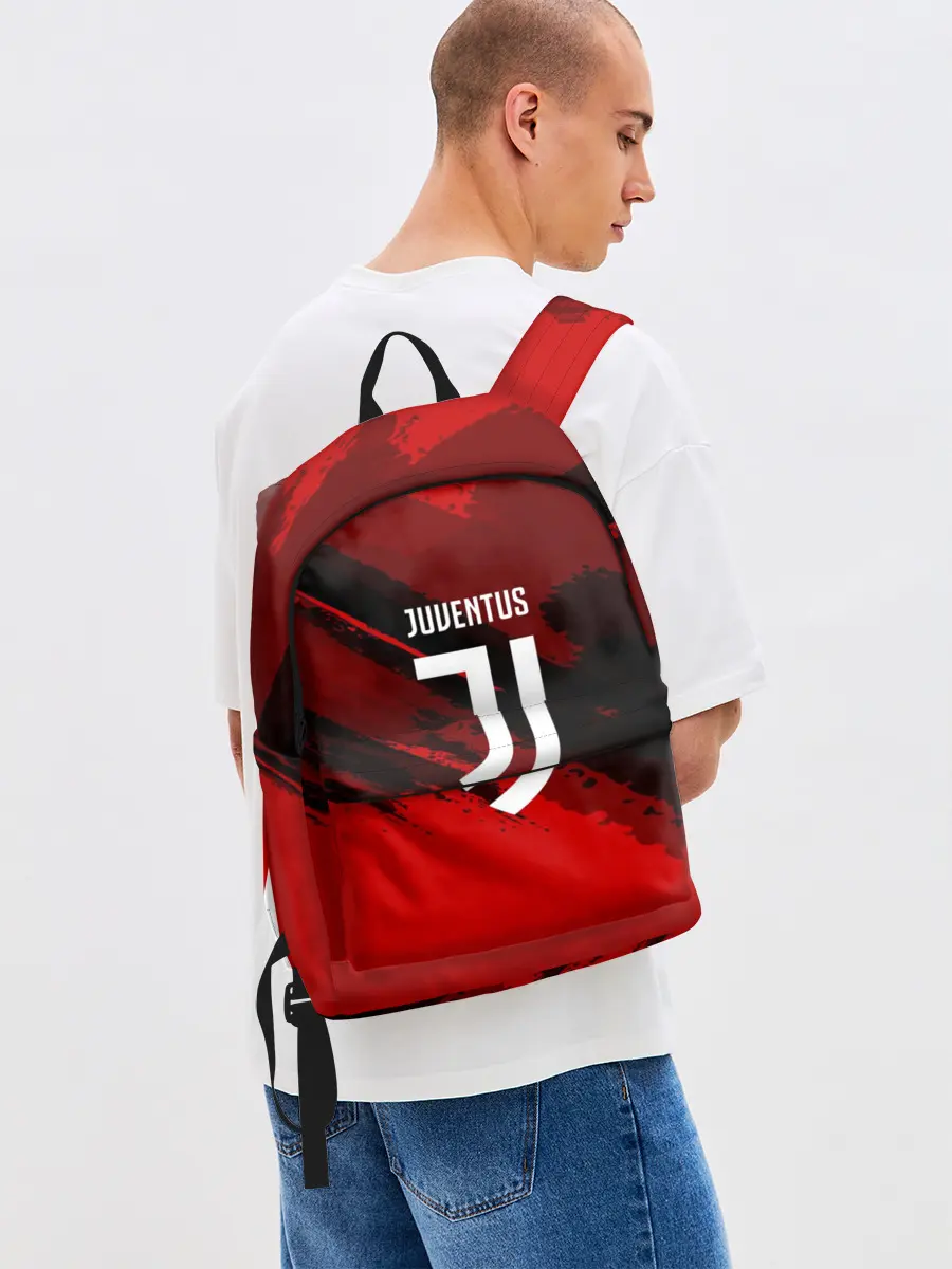 Рюкзак джинсовый / JUVENTUS SPORT RED