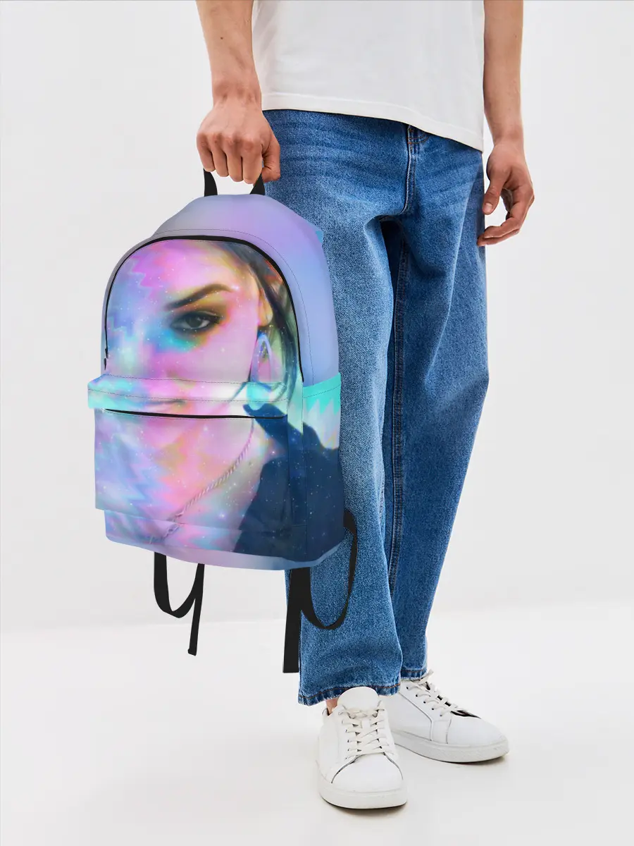 Рюкзак джинсовый / Саша Грей. Абстракция