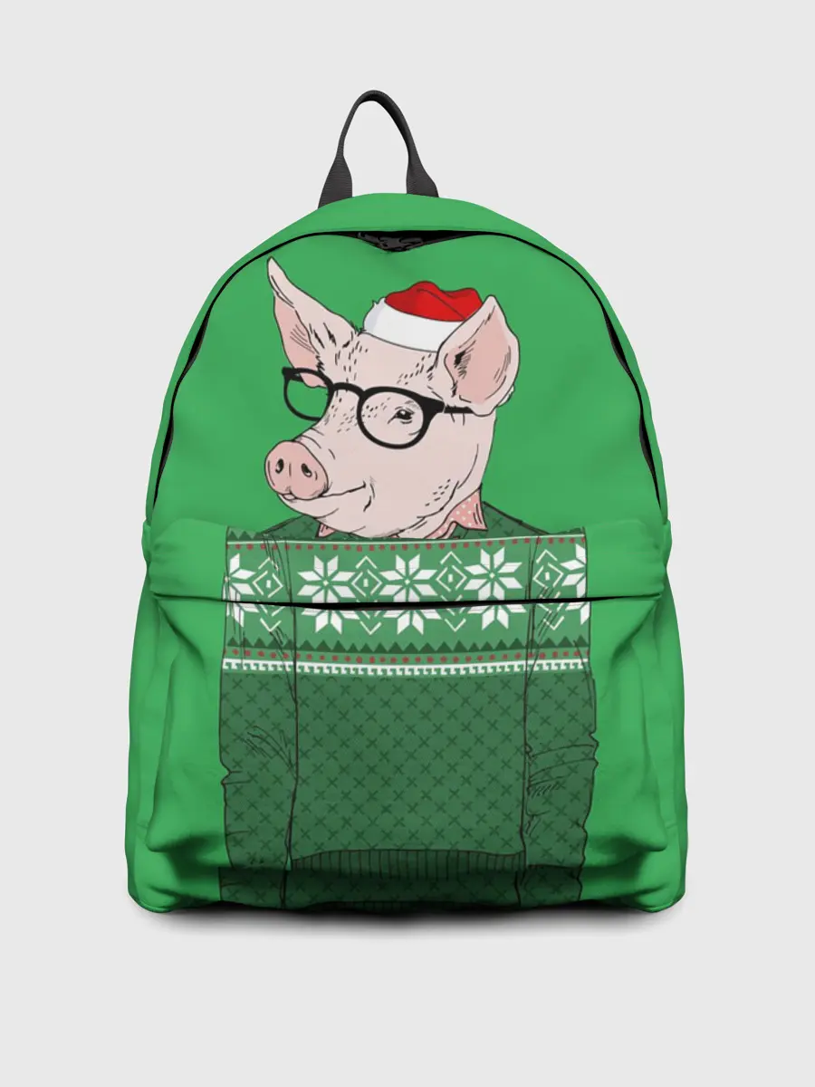 Рюкзак джинсовый / New Year Hipster Pig