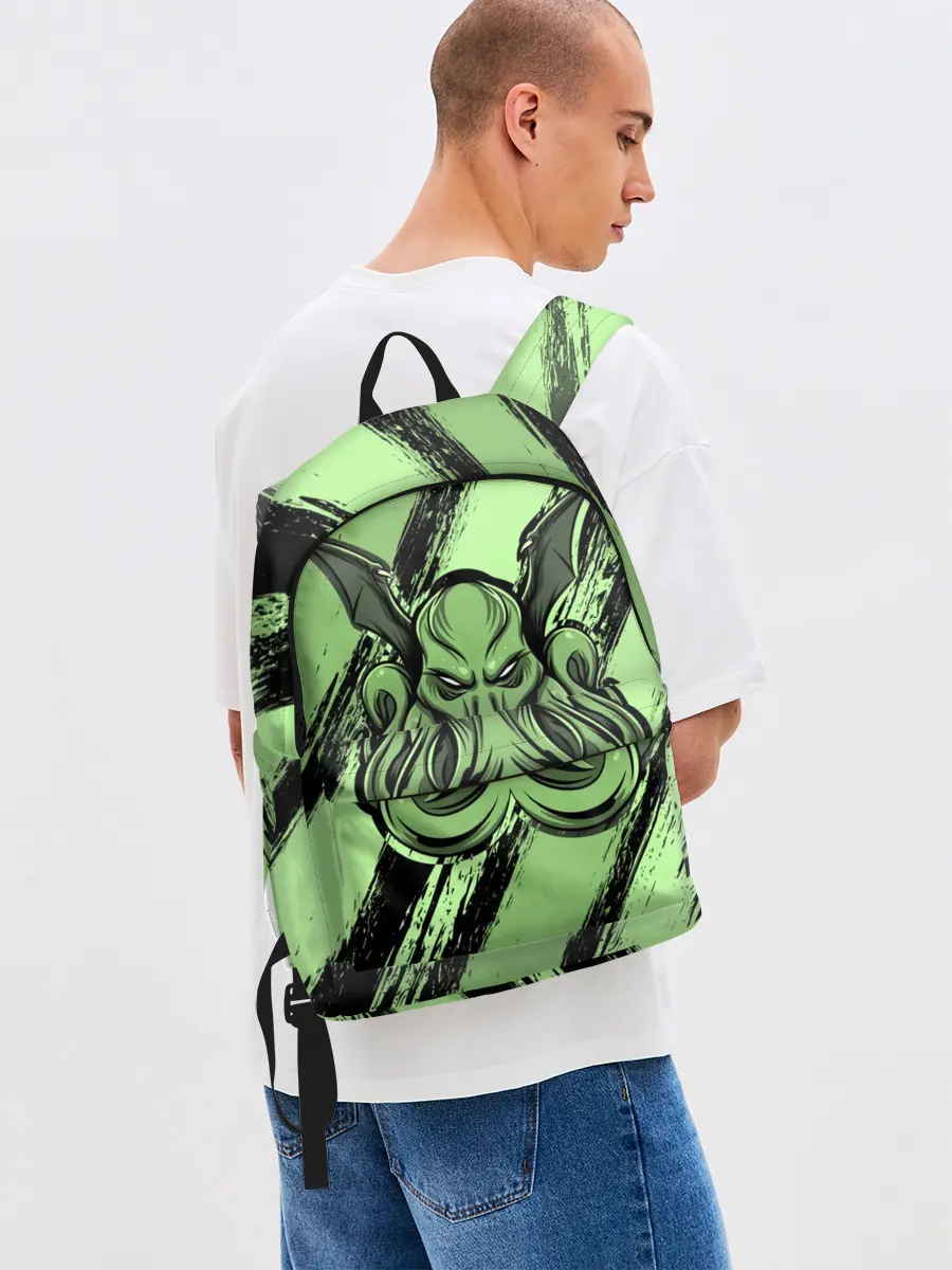 Рюкзак джинсовый / Ктулху