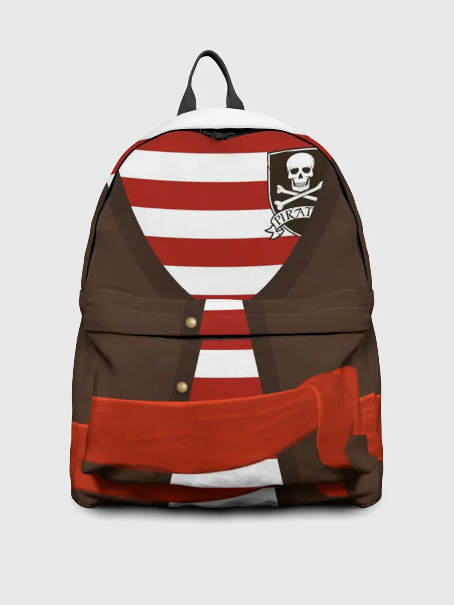 Рюкзак джинсовый / Костюм пирата в красную полоску