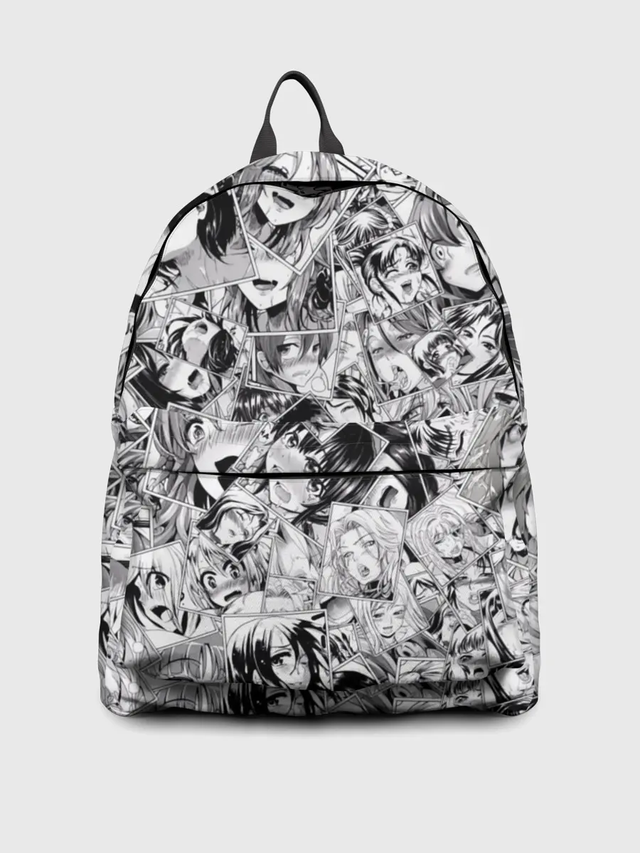 Рюкзак джинсовый / Manga ahegao