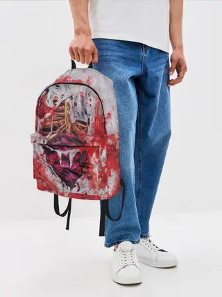 Рюкзак джинсовый / Кровь