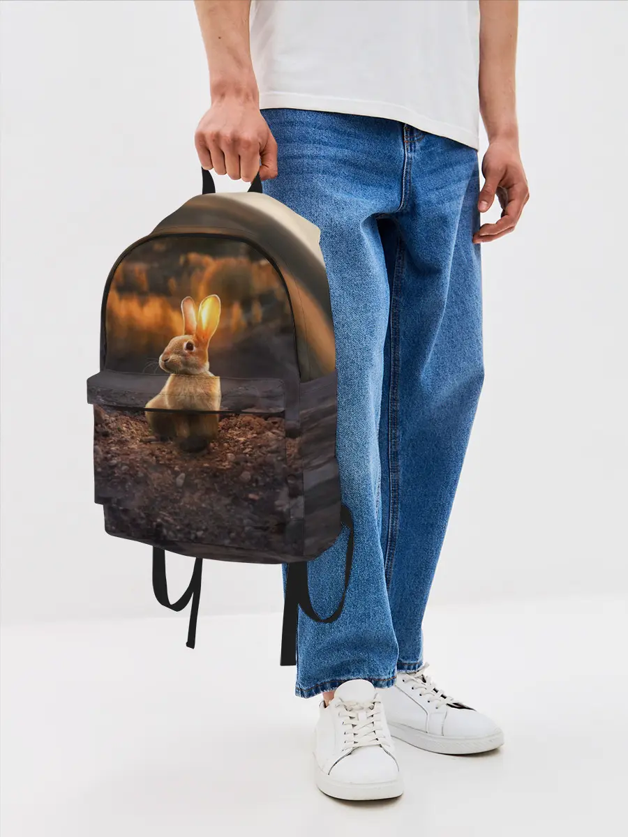 Рюкзак джинсовый / Солнечный зайчик
