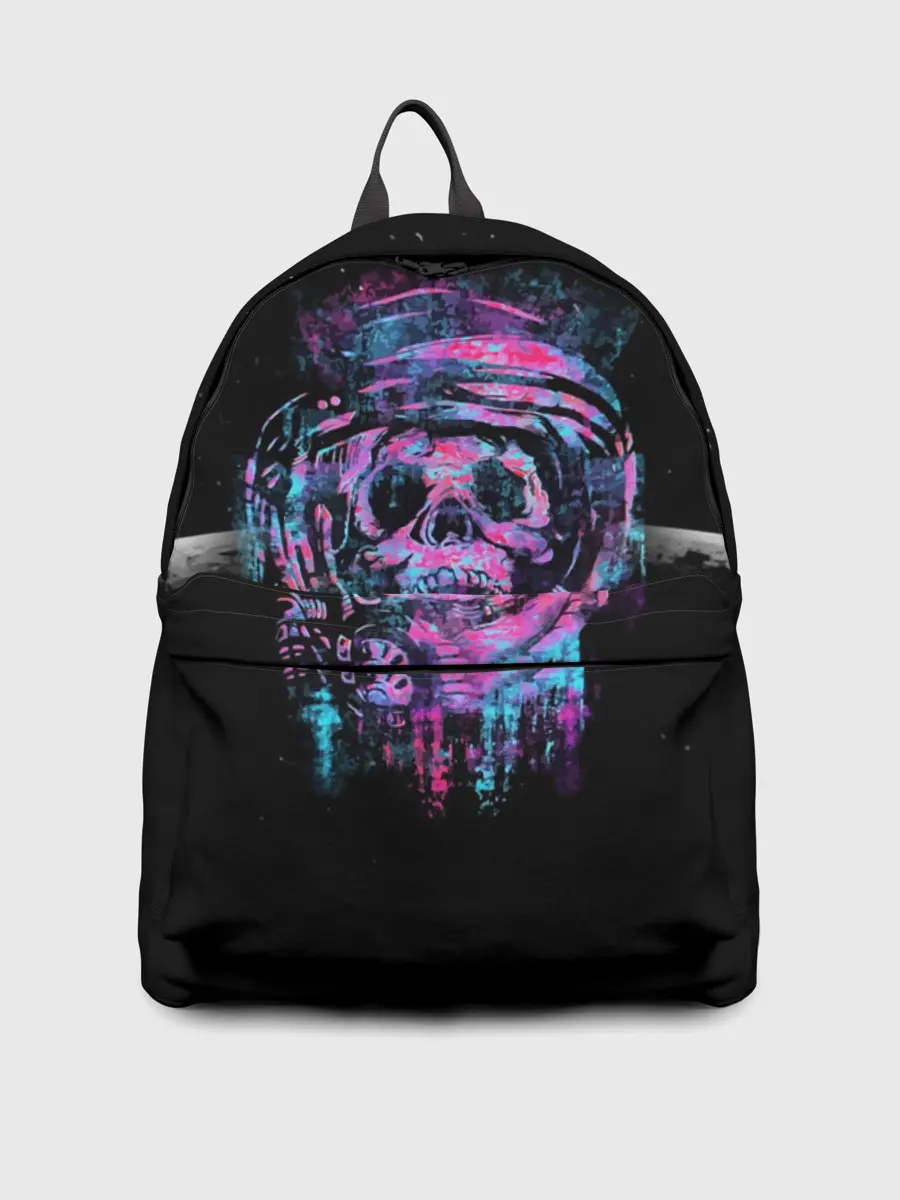 Рюкзак джинсовый / Космический Череп