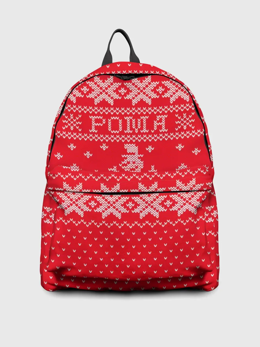 Рюкзак джинсовый / Новогодний Рома