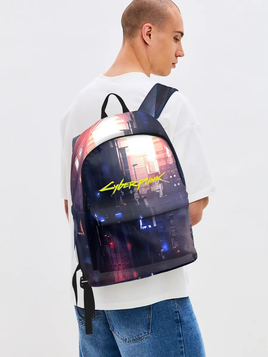 Рюкзак джинсовый / Cyberpunk 2077