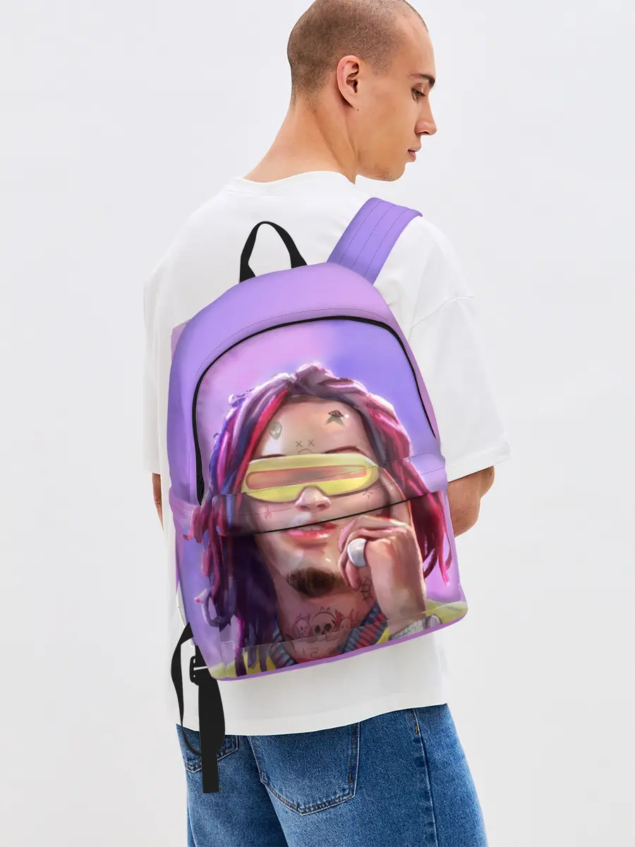 Рюкзак джинсовый / Lil Pump