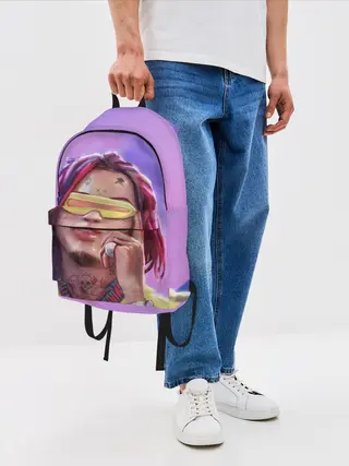 Рюкзак джинсовый / Lil Pump