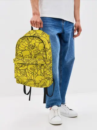 Рюкзак джинсовый / Симпсоны