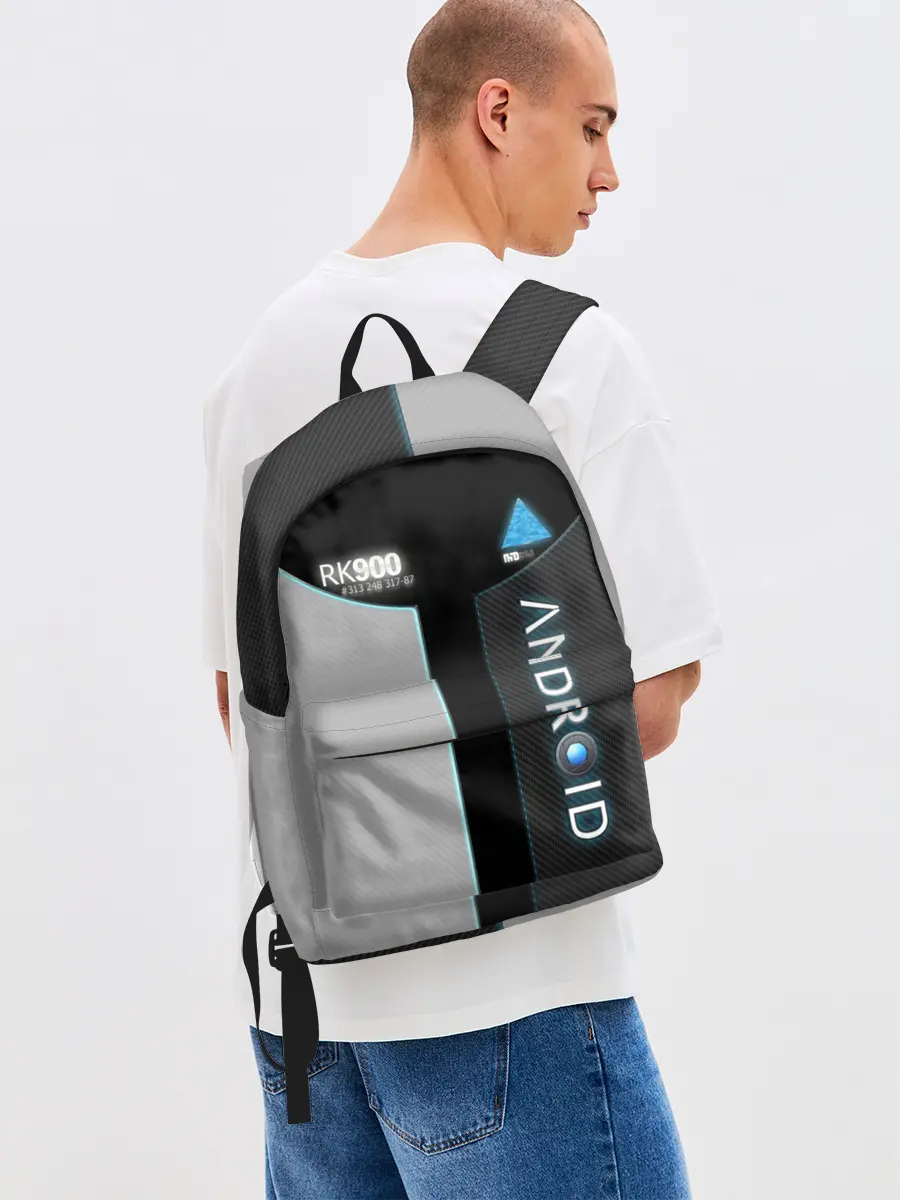 Рюкзак джинсовый / DETROIT: BECOME HUMAN.