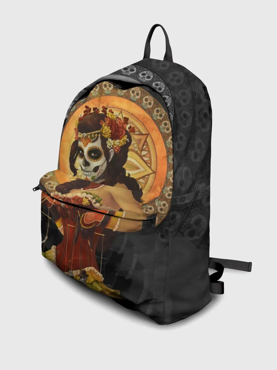 Рюкзак джинсовый / День мёртвых, Мексика