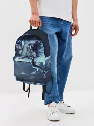 Рюкзак джинсовый / Joutarou Kuujou