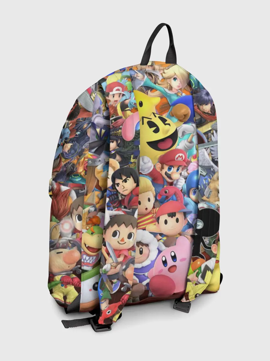 Рюкзак джинсовый / Super Smash Bros