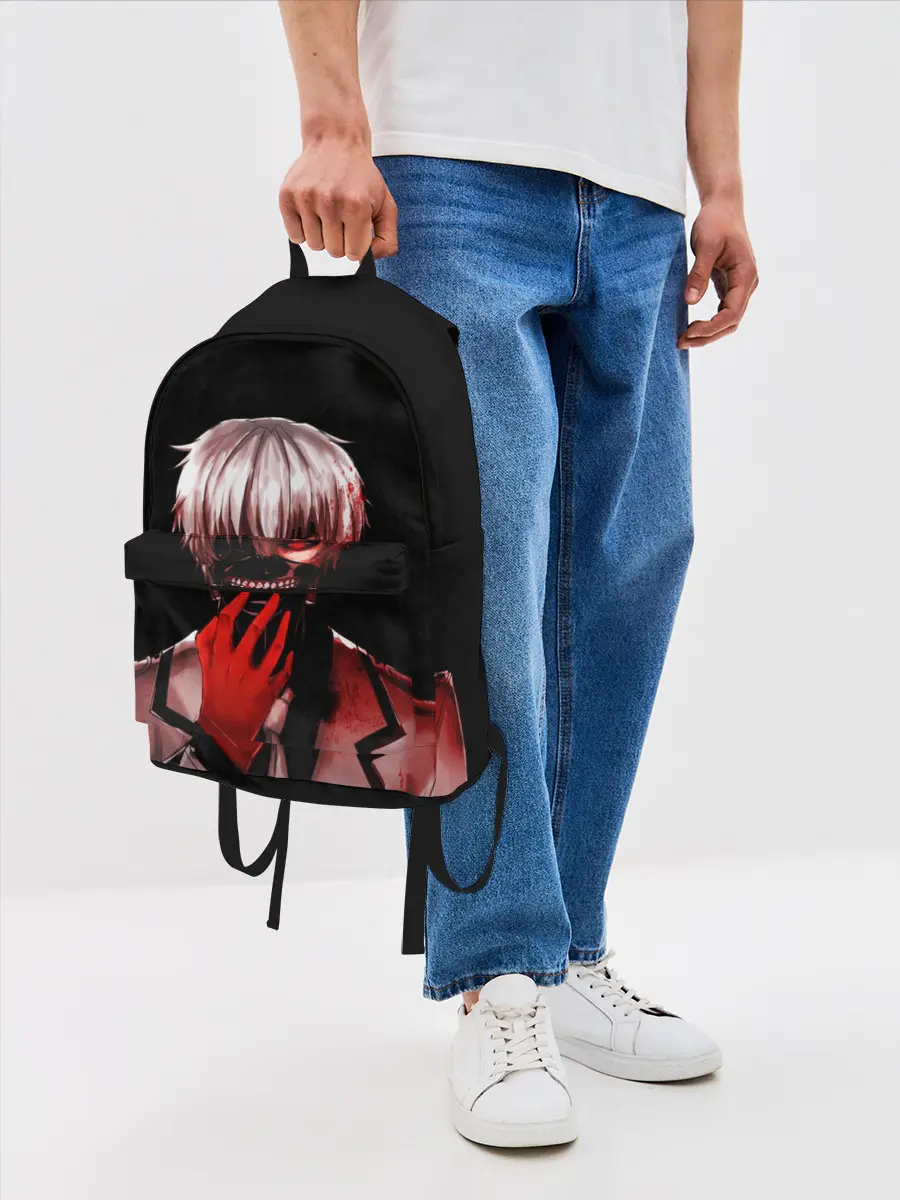 Рюкзак джинсовый / Ken Kaneki в крови