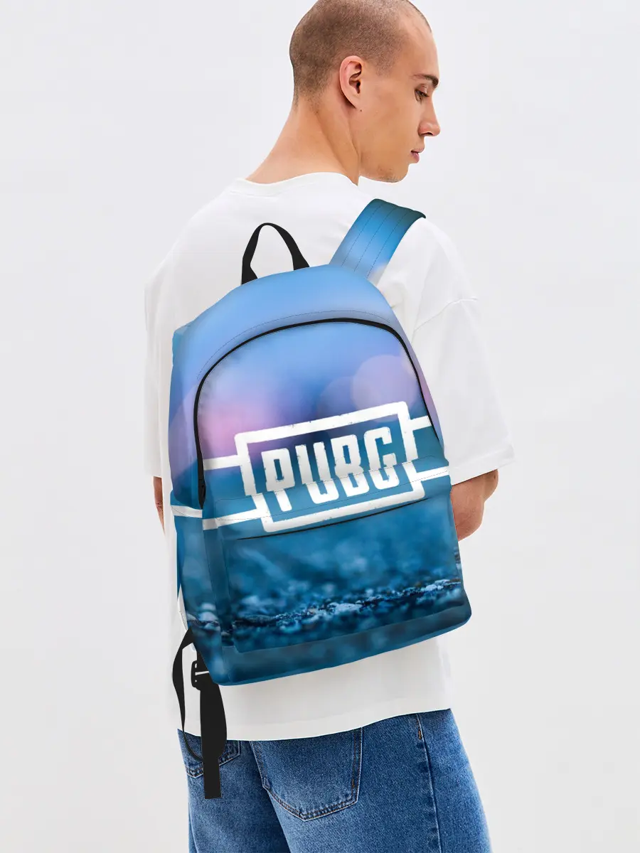 Рюкзак джинсовый / PUBG light blue