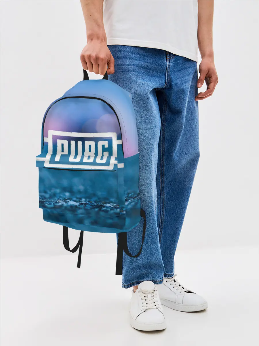 Рюкзак джинсовый / PUBG light blue