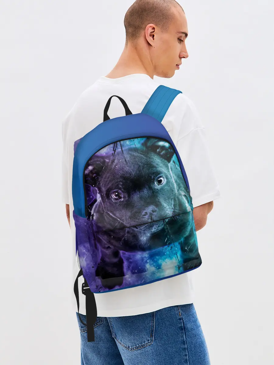 Рюкзак джинсовый / Милый пёс