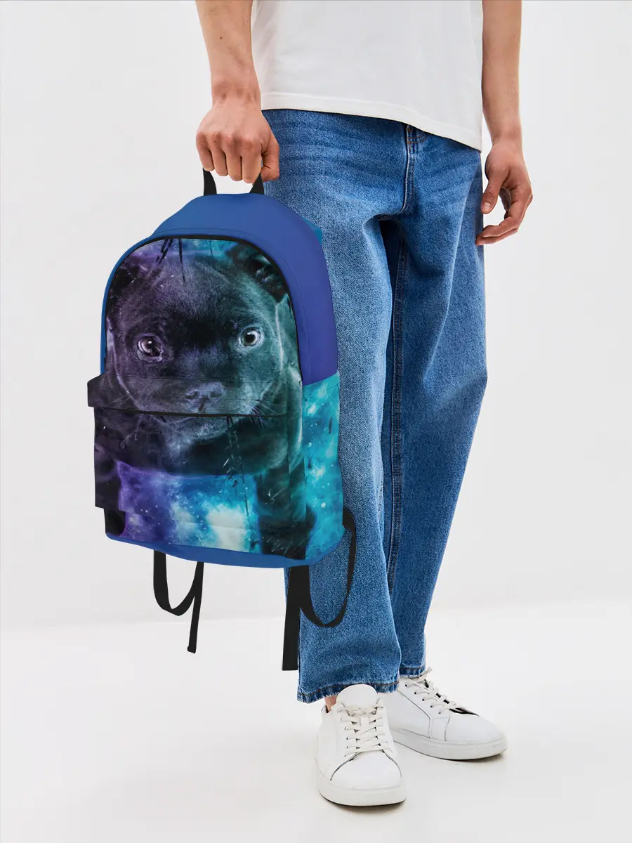 Рюкзак джинсовый / Милый пёс