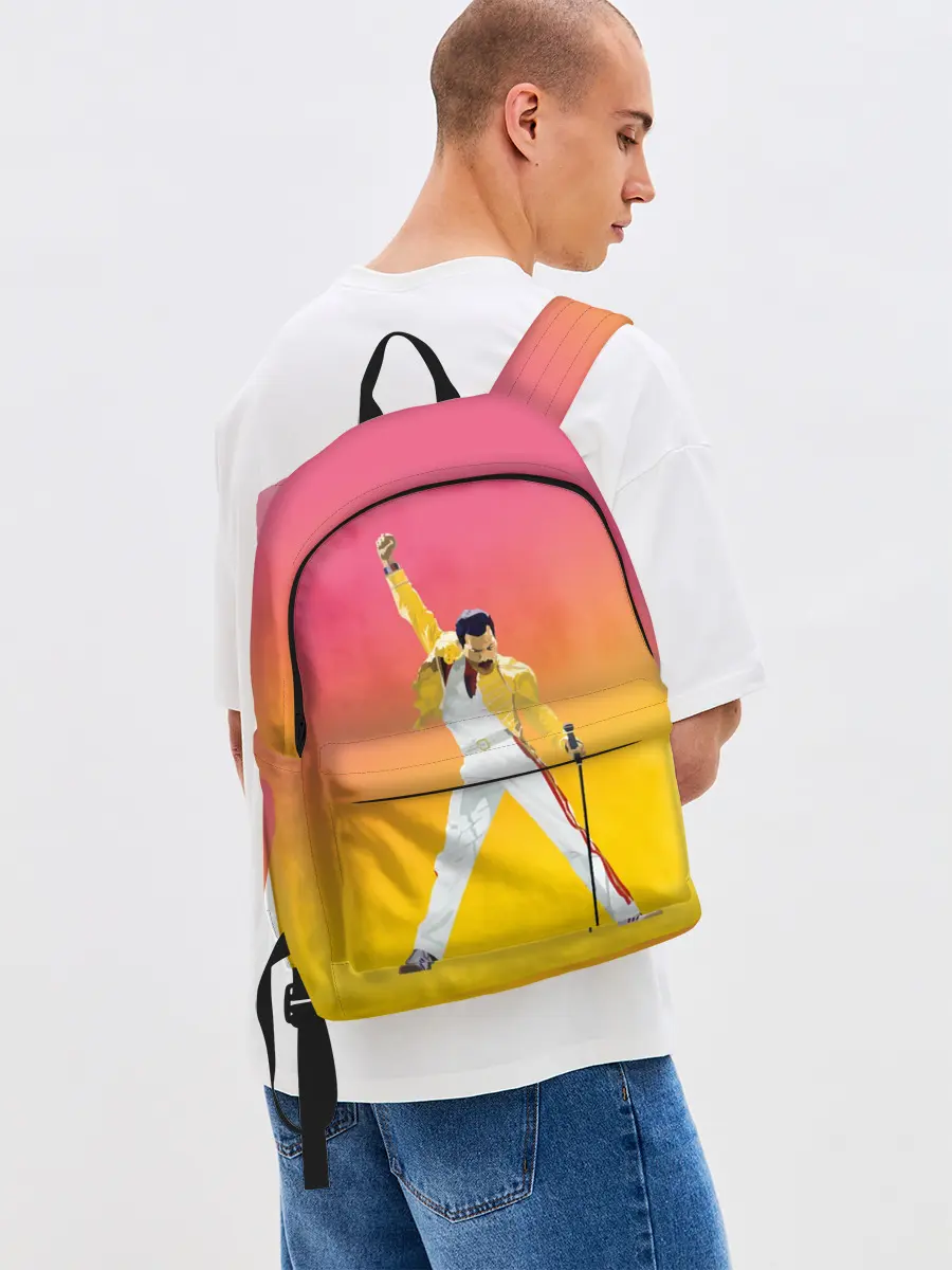 Рюкзак джинсовый / Queen: Фредди Меркьюри