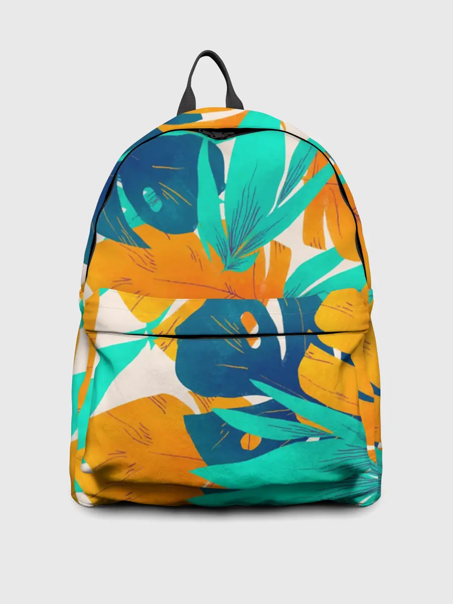 Рюкзак джинсовый / Тропики