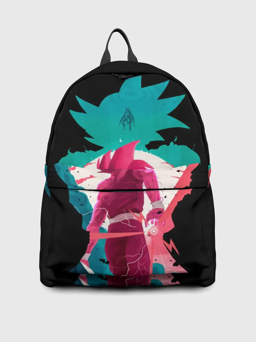 Рюкзак джинсовый / Сон Гоку розовый