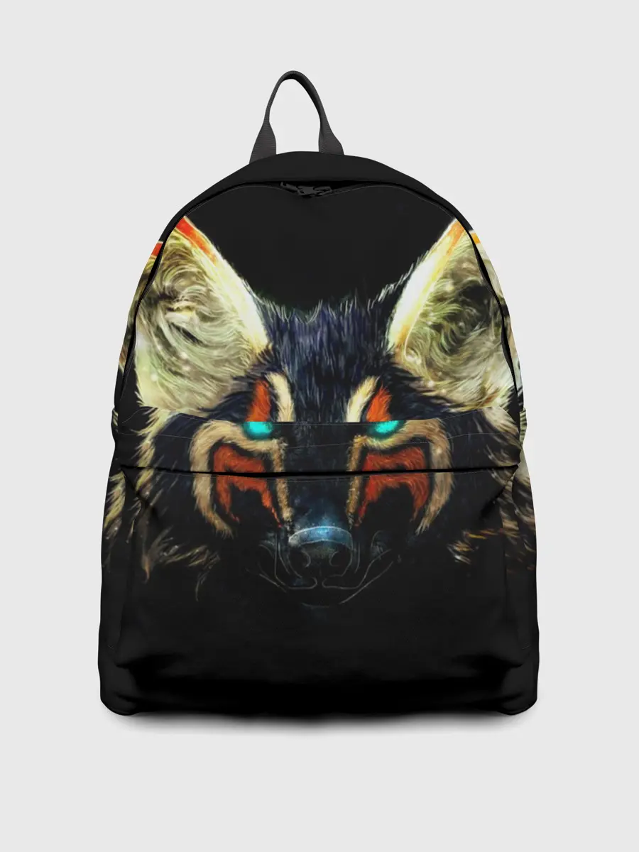 Рюкзак джинсовый / Рыжий лис