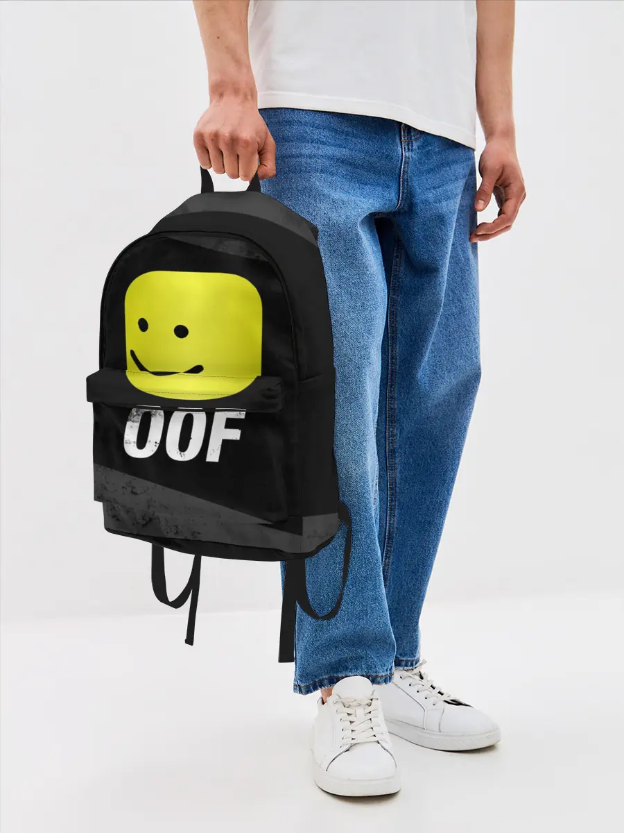 Рюкзак джинсовый / Roblox OOF Мем