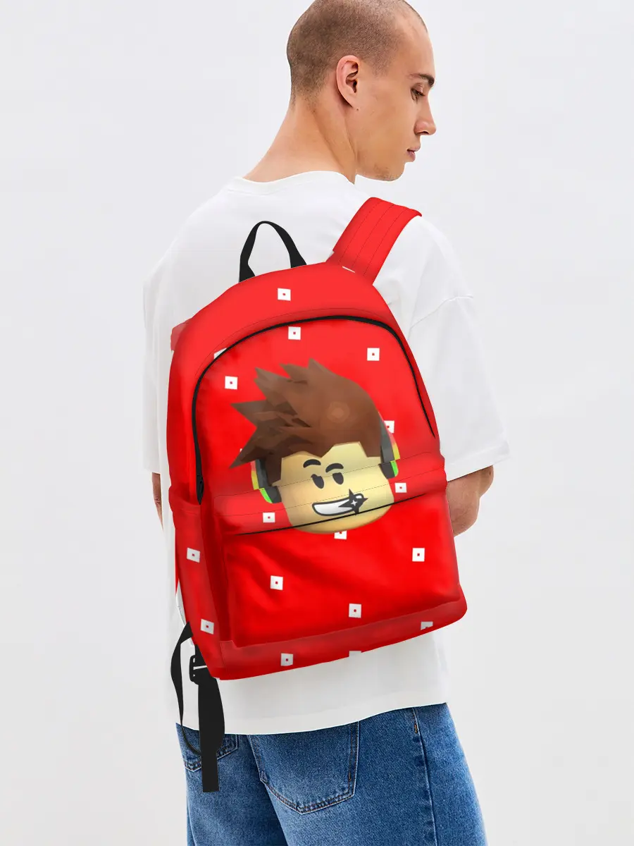 Рюкзак джинсовый / ROBLOX Head