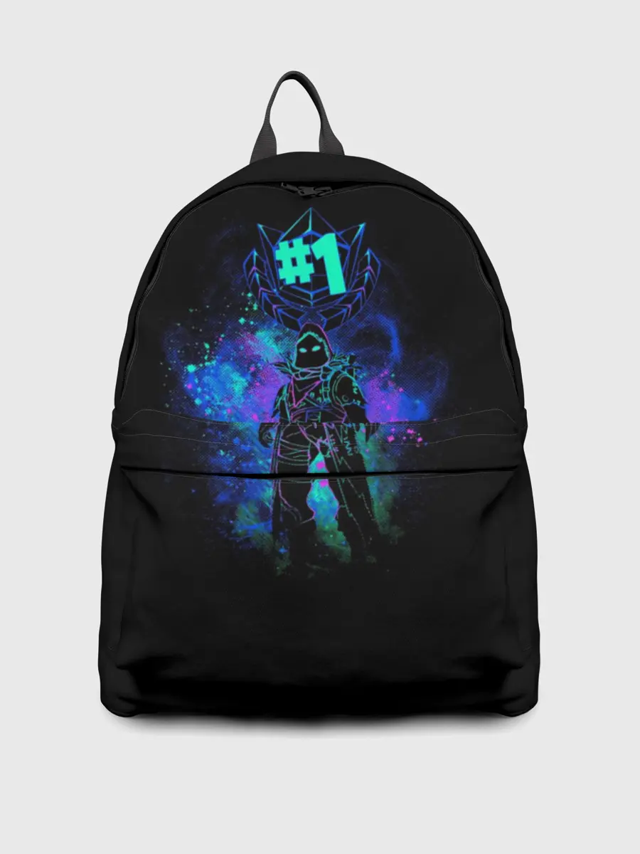 Рюкзак джинсовый / Fortnite. Neon Raven
