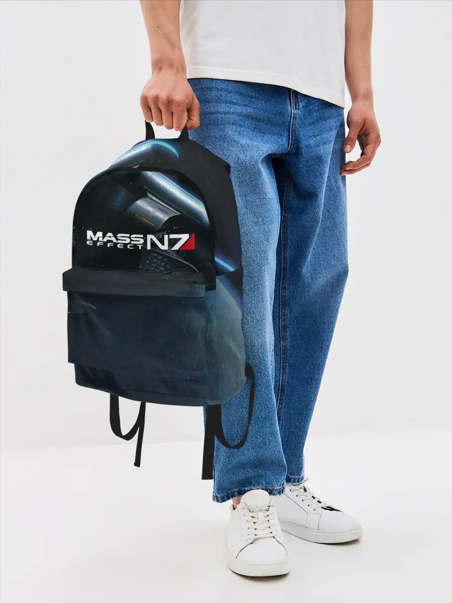 Рюкзак джинсовый / MASS EFFECT N7