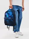 Рюкзак джинсовый / КОСМОС