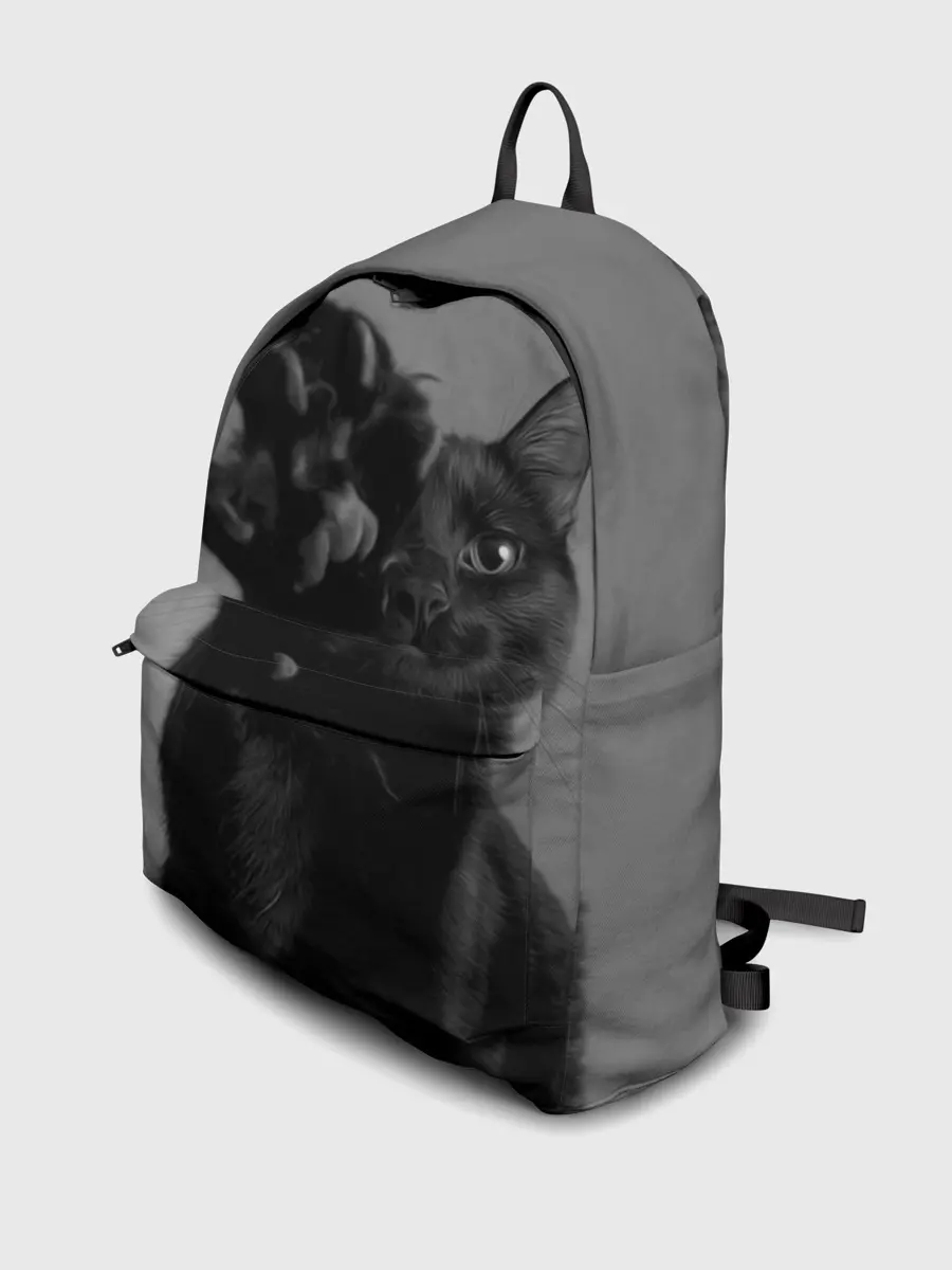 Рюкзак джинсовый / Котик