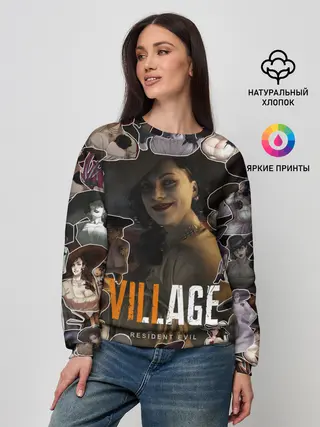 Женский свитшот / Dimitrescu stikers style