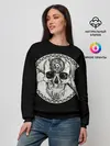 Женский свитшот / Череп Глаз и Ветвь