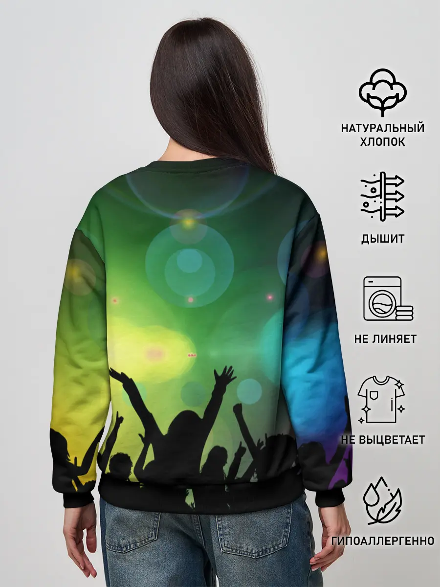Женский свитшот / Неоновая Вечеринка