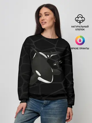 Женский свитшот / Косатки