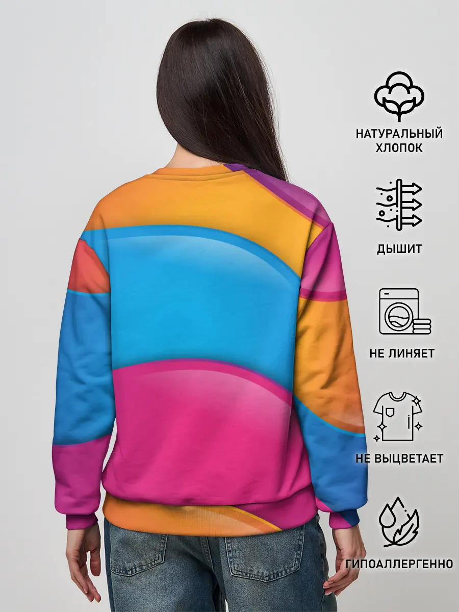 Женский свитшот / Candy rainbow