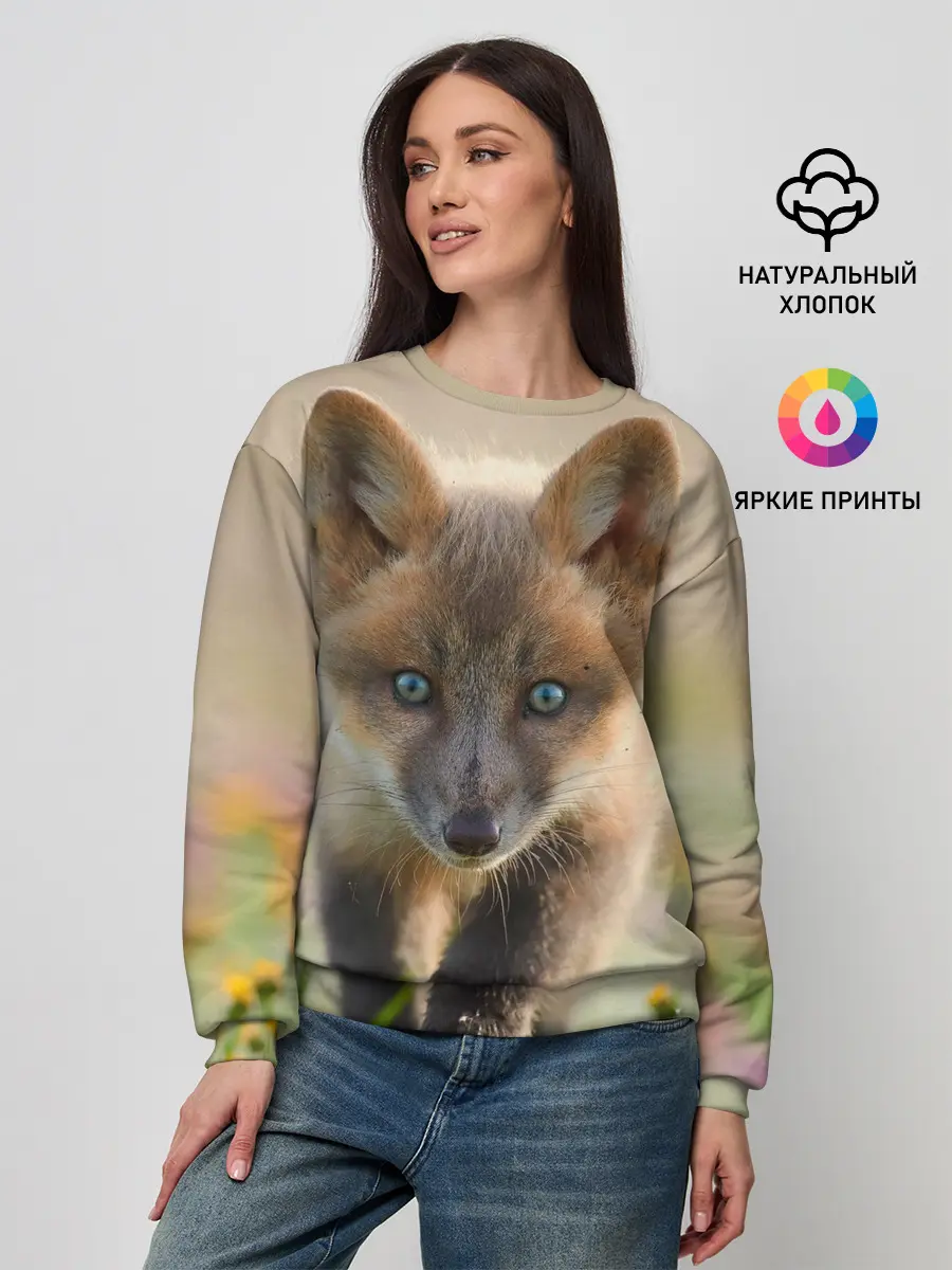 Женский свитшот / Лисичка