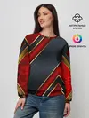Женский свитшот / Black & Red 3D