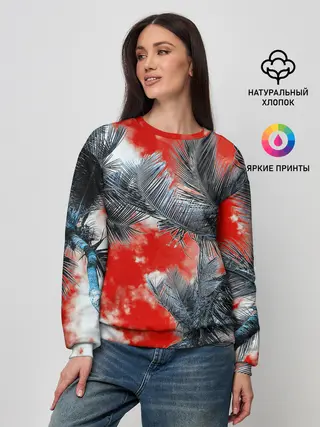 Женский свитшот / Tropics Inverted