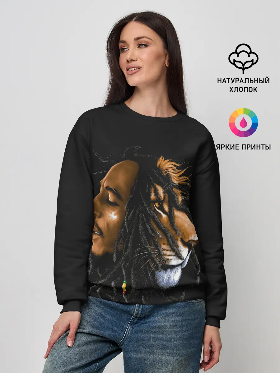 Женский свитшот / БОБ МАРЛИ