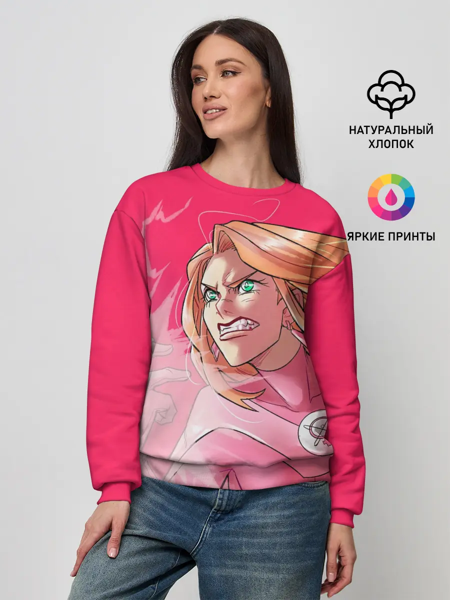 Женский свитшот / Атом Ева