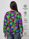 Женский свитшот / Неоновый папоротник