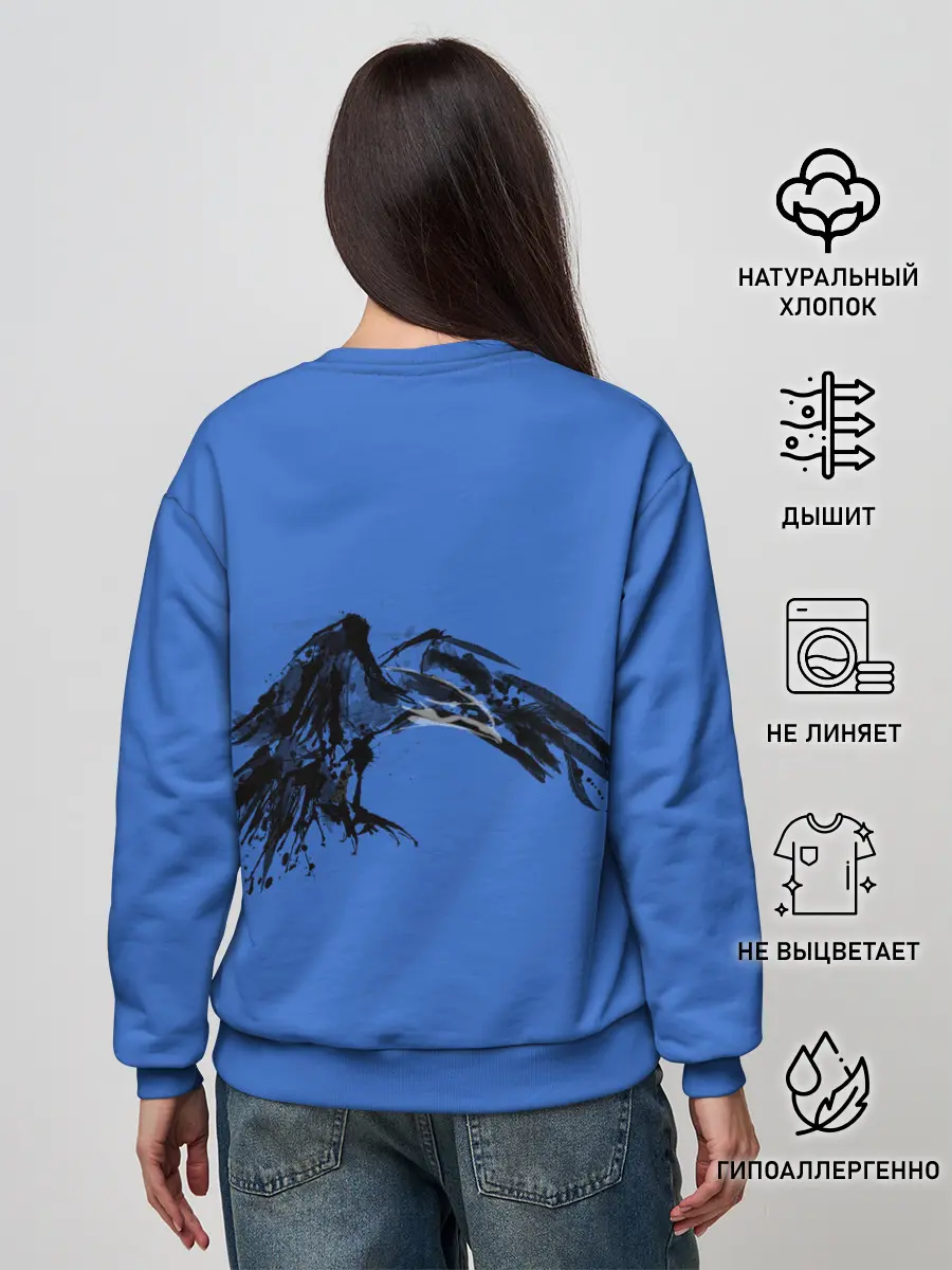 Женский свитшот / Тень ворона