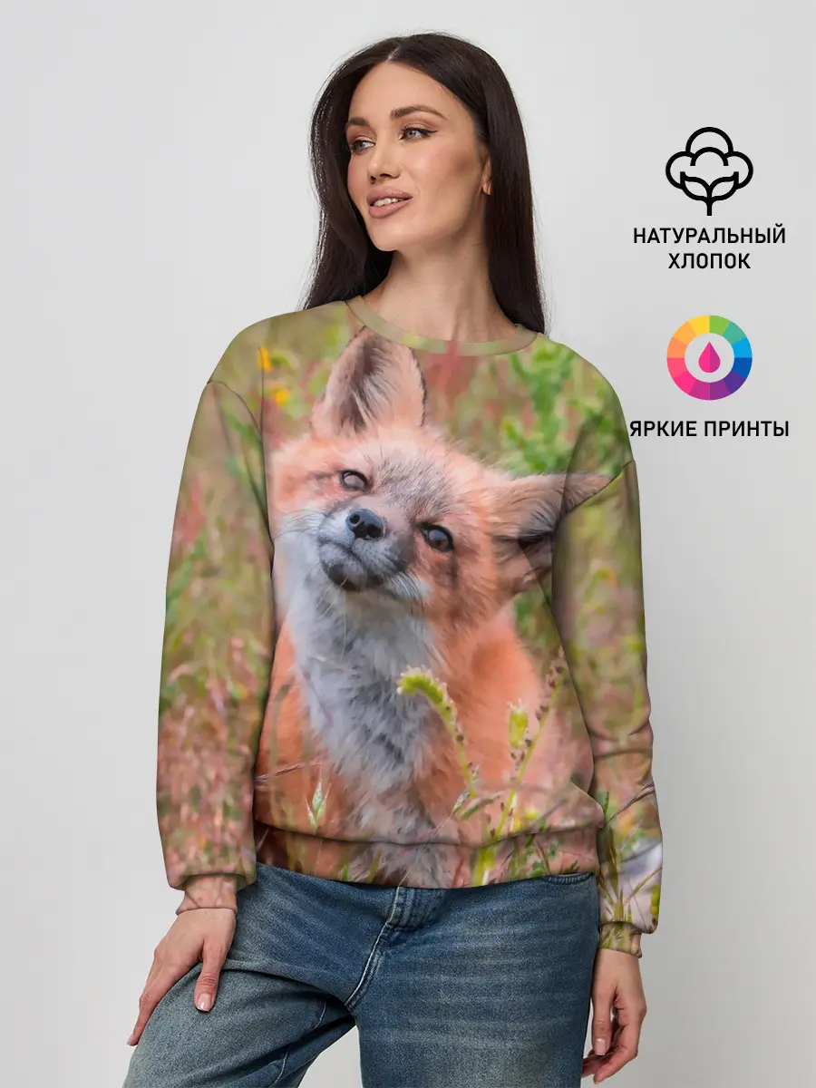 Женский свитшот / Лисичка