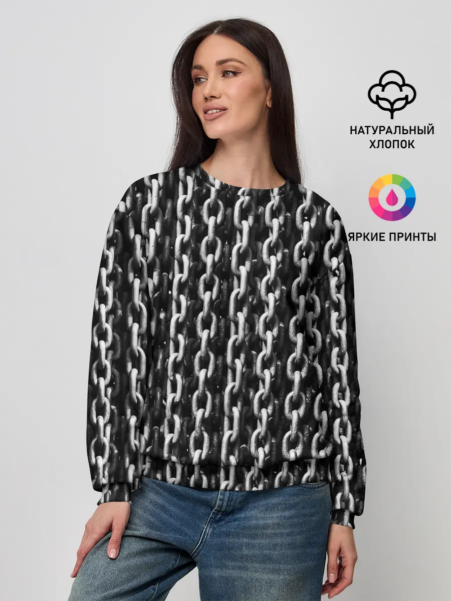 Женский свитшот / Якорные Цепи