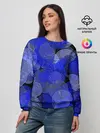 Женский свитшот / Синие круги