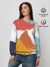 Женский свитшот / Цветные пятна, мазки кистью