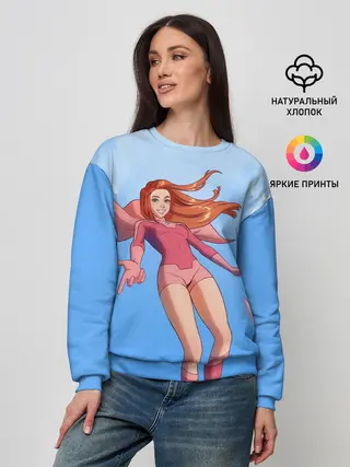 Женский свитшот / Атомная Ева